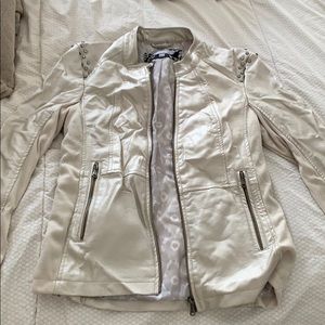 Daytrip(buckle) faux leather jacket